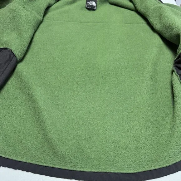 The North Face Denali Jacket Mens XL Green Fleece Outdoors Polartec Recycled - Picture 15 of 16